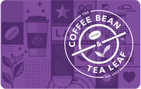 $10 The Coffee Bean & Tea Leaf Gift Card