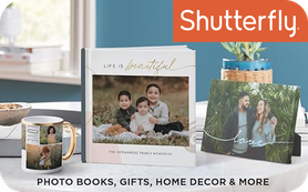 $15 Shutterfly, Inc. Gift Card