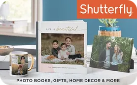 $15 Shutterfly, Inc. Gift Card